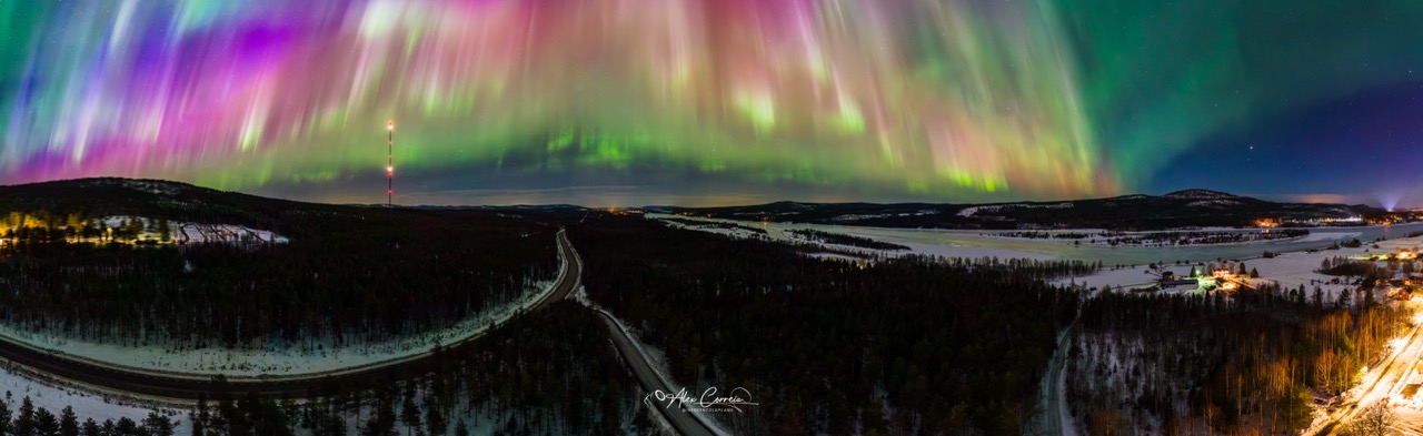 Epic Panoramic View of the Arctic Horizon